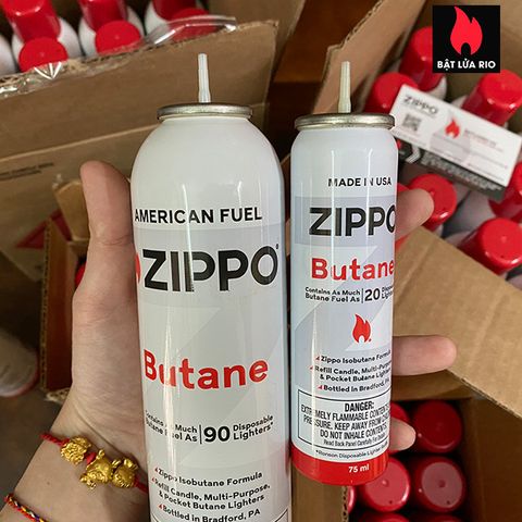 Zippo Butane Fuel 290ml – Gas Butane Zippo chính hãng Mỹ 290ml