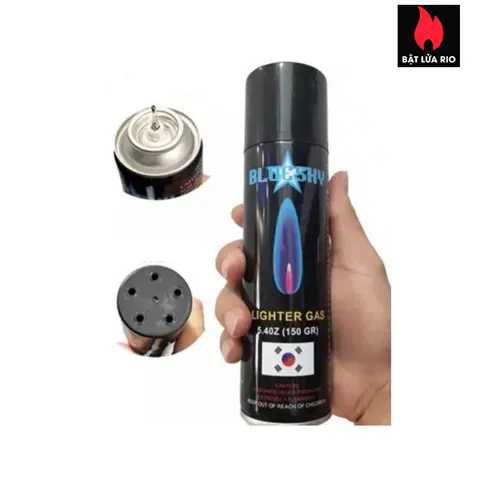 Bình Gas Butane BlueSky dùng cho bật lửa 150g/275ml