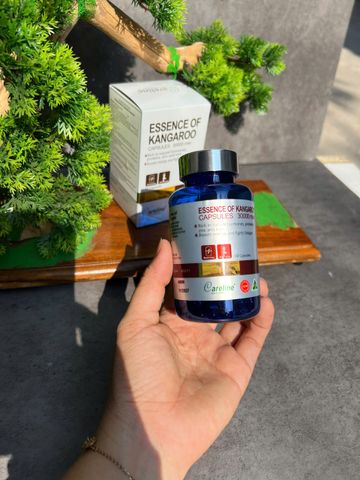 Viên uống Careline Essence of Kangaroo 30000 Max của Úc, một loại thực phẩm chức năng dành cho nam giới.