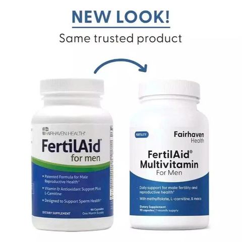 Viên uống Fertilaid for men uống tăng khả năng sinh sản nam của Mỹ 90 viên