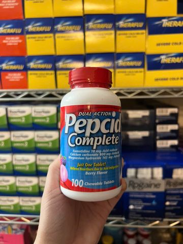 Viên ngậm Pepcid giảm ợ nóng 100v
