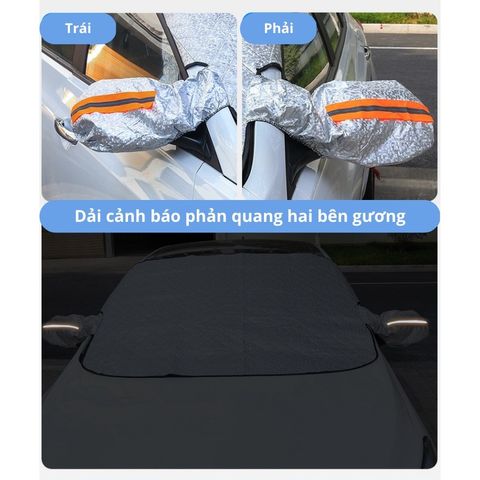 Tấm Che Nắng Kính Xe Hơi Và Gương Chiếu Hậu ( Loại Dày ) 