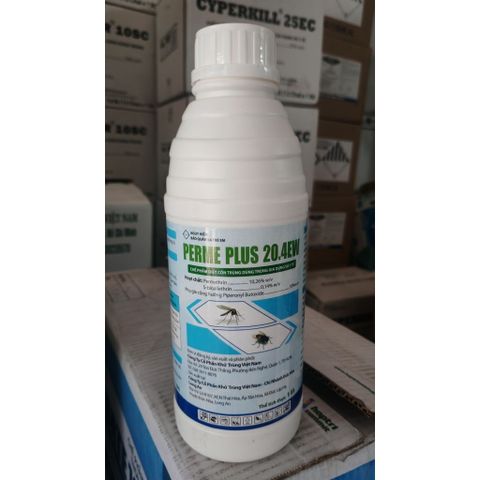 Thuốc Diệt Côn Trùng Thế Hệ Mới PERME PLUS 20.4EW (VFC VN) 1LÍT DIỆT muỗi, ruồi, gián, kiến và côn trùng gây hại khác