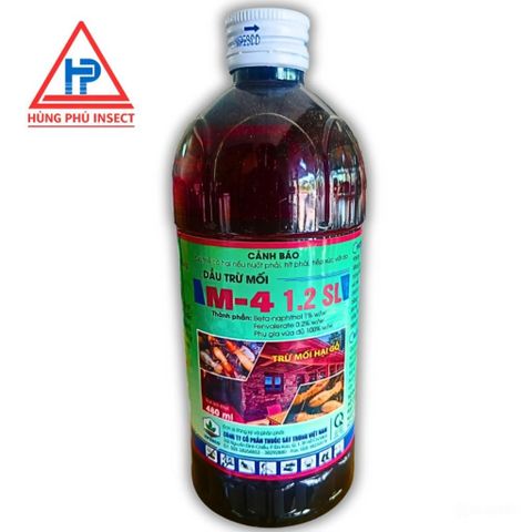 DẦU TRỪ MỐI M4 1.2SL [VIPESCO]480ml Không Cần Pha Thuốc,Đổ thuốc vô bình phun luôn,đặc trị mối mọt{ Beta-naphthol 1% w}