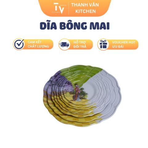 Dĩa Bông Mai Cao Cấp (TV719)