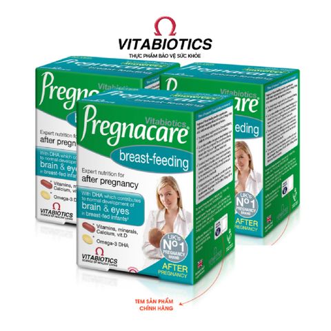 PREGNACARE Breast-feeding Vitabiotics Bổ Sung Vitamin Và Khoáng Chất Cho Phụ Nữ Cho Con Bú 84 Viên