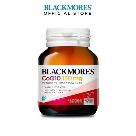 Viên Uống Blackmores CoQ10 150mg Bổ Tim Hỗ Trợ Sức Khỏe Lọ 30 Viên