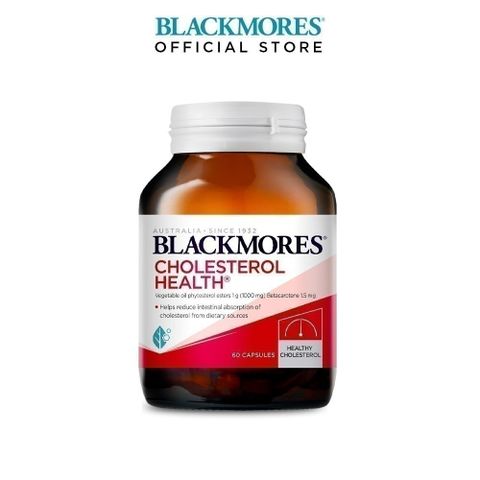 Viên Blackmores Cholesterol Health Hỗ Trợ Giảm Cholesterol Ngăn Ngừa Các Triệu Chứng Tim Mạch Lọ 60 Viên