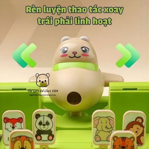 Bộ đồ chơi bắn bi trí tuệ Animal World cho bé tăng tính phản xạ và rèn kỹ năng quan sát