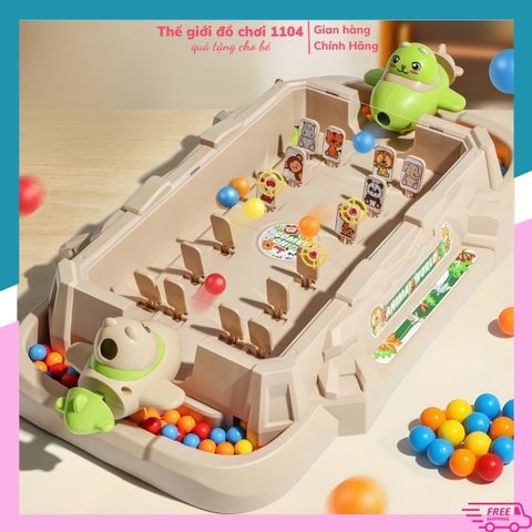 Bộ đồ chơi bắn bi trí tuệ Animal World cho bé tăng tính phản xạ và rèn kỹ năng quan sát