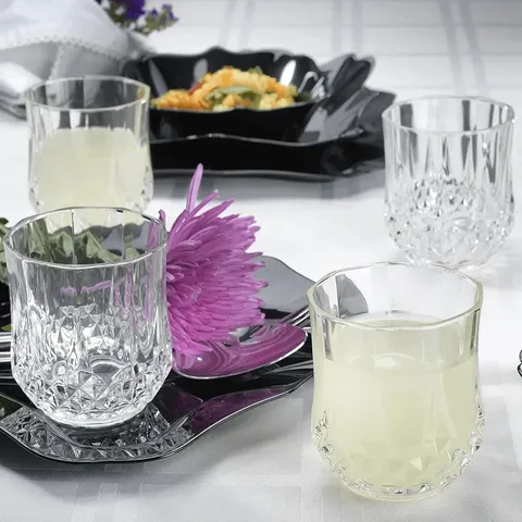 Set 6 Cốc thấp Cristal d'Arques Paris Longchamp 320ml