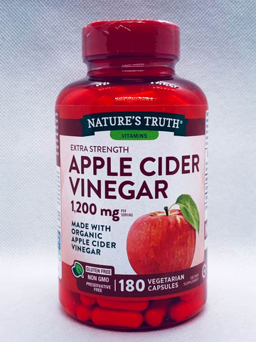 Viên giấm táo hữu cơ Nature’s Truth Apple Cider Vinegar 1200mg 180 viên