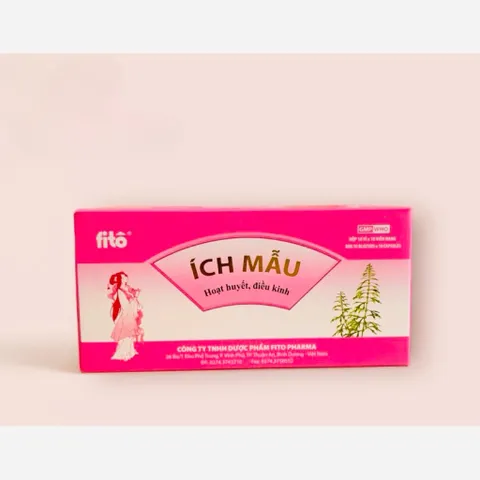 Ích mẫu Fito_Hỗ trợ dưỡng huyết,điều kinh,giảm đau bụng cho phụ nữ(Hộp 100viên)
