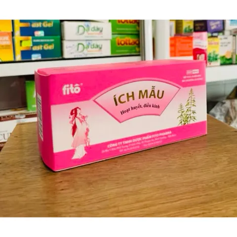 Ích mẫu Fito_Hỗ trợ dưỡng huyết,điều kinh,giảm đau bụng cho phụ nữ(Hộp 100viên)
