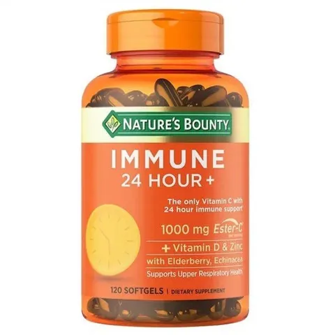 Viên uống tăng sức đề kháng Nature’s Bounty Immune 24 Hour+ 120 Softgels 647512