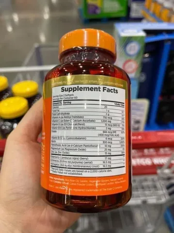 Viên uống tăng sức đề kháng Nature’s Bounty Immune 24 Hour+ 120 Softgels 647512