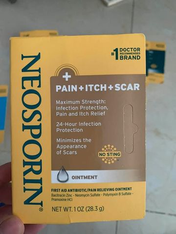 Kem mỡ kháng viêm, liền sẹo Neosporin  28.3g