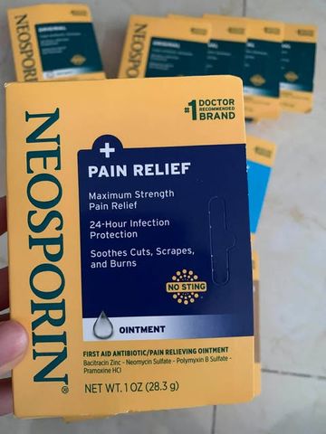 Kem mỡ kháng viêm, liền sẹo Neosporin  28.3g