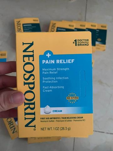 Kem mỡ kháng viêm, liền sẹo Neosporin  28.3g