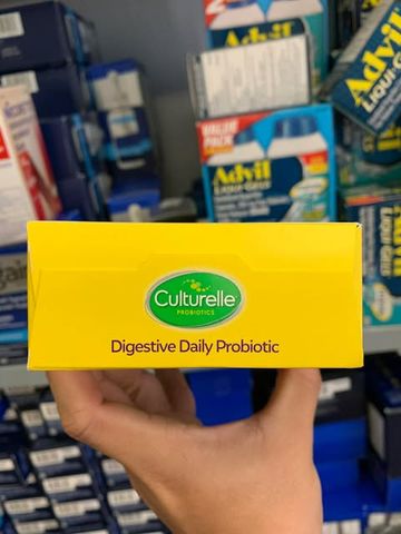Viên uống hỗ trợ hệ tiêu hóa từ Culturelle Digestive Daily Probiotic Prebiotics 50 Capsules 647531