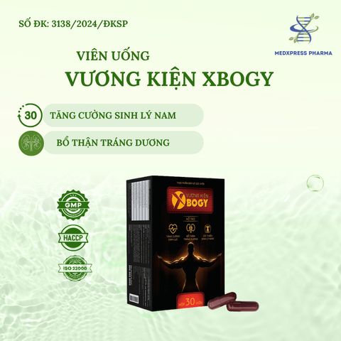 Viên Uống Tăng Cường Sinh Lý Nam Vương Kiện XBOGY – Bổ Thận Tráng Dương, Kéo Dài Quan Hệ Dẻo Dai Hơn