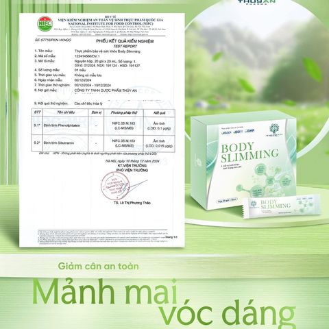 Sản Phẩm Hỗ Trợ Giảm Cân BODY SLIMMING - Giải pháp giảm cân tự nhiên, an toàn, không mệt mỏi