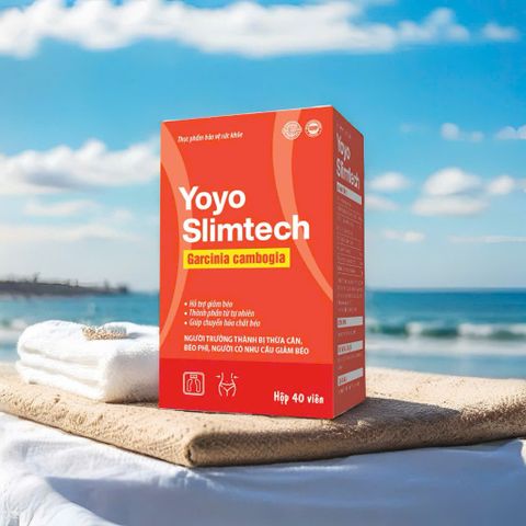 [Mua 3 Tặng 1] Viên Uống Giảm Cân YOYO Slimtech - Hỗ Trợ Giảm Béo, Chuyển Hóa Chất Béo Hộp 40 Viên