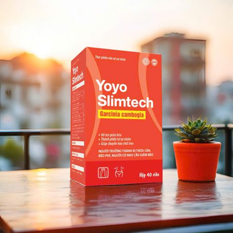 [Mua 3 Tặng 1] Viên Uống Giảm Cân YOYO Slimtech - Hỗ Trợ Giảm Béo, Chuyển Hóa Chất Béo Hộp 40 Viên