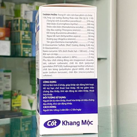 [Lô Mới SX T8/2025] Viên Uống Cốt Khang Mộc – Hỗ Trợ Xương Khớp, Bổ Khớp, Giảm Đau Nhức, Tăng Cường Sự Dẻo Dai