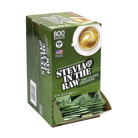 Đường ăn kiêng Stevia In The Raw 800 gói của Mỹ