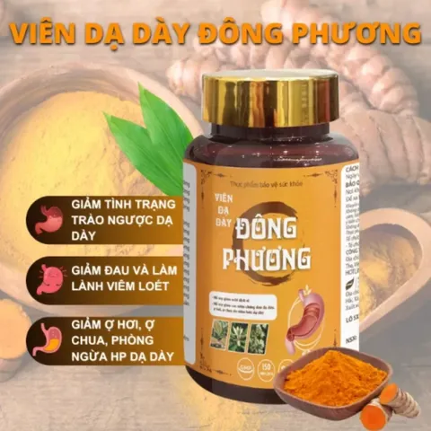 [MUA 3 TẶNG 1] Viên Uống Dạ Dày Đông Phương - Hỗ Trợ Giảm Trào Ngược Dạ Dày, Viêm Loét Dạ Dày, Bảo Vệ Niêm Mạc Dạ Dày