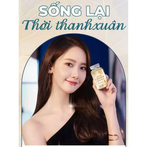 [COMBO 3 HỘP] Viên Uống Trắng Da Glutathion Miss Choice - Hỗ Trợ Trắng Da, Giảm Nám, Tàn Nhan