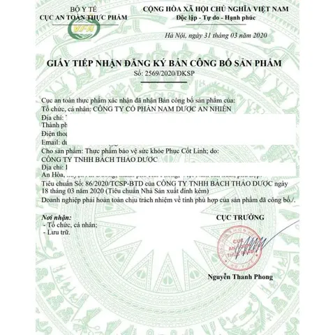 [COMBO 3 tặng 1] Viên Uống Xương Khớp Phục Cốt Linh – Hỗ Trợ Xương Khớp, Bổ Khớp, Giảm Đau Nhức, Tăng Cường Độ Dẻo Dai