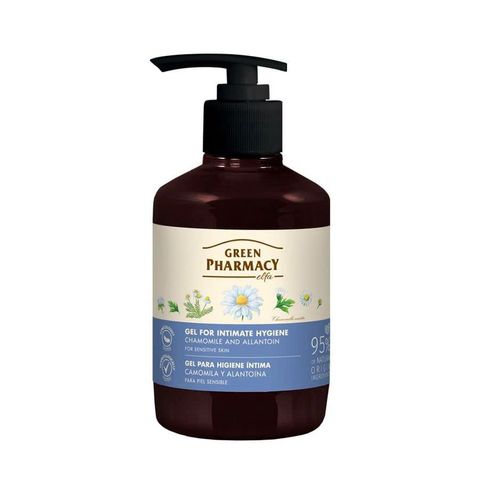 (Hoa Cúc) Dung dịch vệ sinh phụ nữ dạng gel Green Pharmacy Gel For Intimate Hygiene  lành tính dịu nhẹ 370ml - Xanh Dương 647623