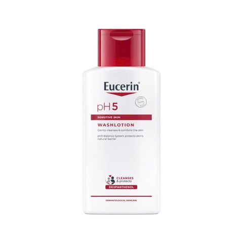 Eucerin Sữa Tắm Và Rửa Mặt Dành Cho Da Nhạy Cảm pH5 Washlotion 200ml