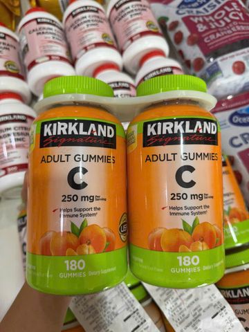 Kẹo dẻo Gummy vitamin C-hiệu Kirkland Mỹ