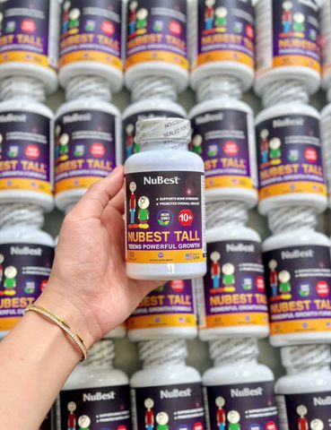Viên uống hỗ trợ chiều cao Nubest 10+ 60 viên cho bé - Hàng Mỹ
