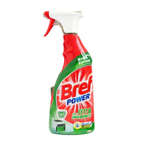 Chai Xịt Tẩy Dầu Mỡ Nhà Bếp Bref Power 750ml - Giải Pháp Sạch Bóng Cho Bếp, Lò Nướng và Thiết Bị Nhà Bếp