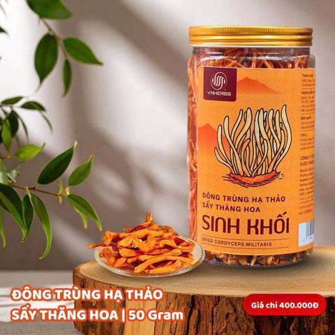 ĐÔNG TRÙNG HẠ THẢO SẤY THĂNG HOA SỢI GÃY 50GR