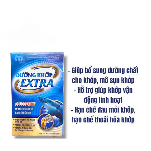 Dưỡng khớp EXTRA hỗ trợ khớp gối bị thoái hoá,đau nhức cứng khớp(Hộp 50viên)