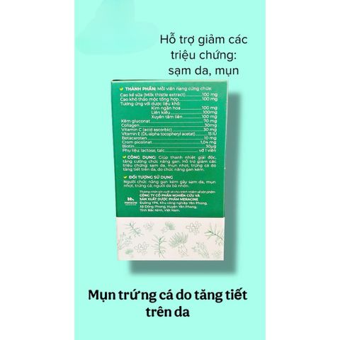 Viên Esunvy hỗ trợ giảm mụn,hạn chế mụn phát triển(Hộp 30viên)