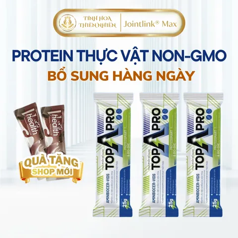 (3 GÓI) TOPAPRO – Protein Thực Vật non-GMO cho người lớn & trẻ em. Hấp ...