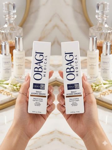 Kem Dưỡng Mắt Obagi Daily Hydro-Drops - Gel Cream Giảm Nếp Nhăn, Làm Sáng Da, Chăm Sóc Vùng Da Nhạy Cảm quanh Mắt