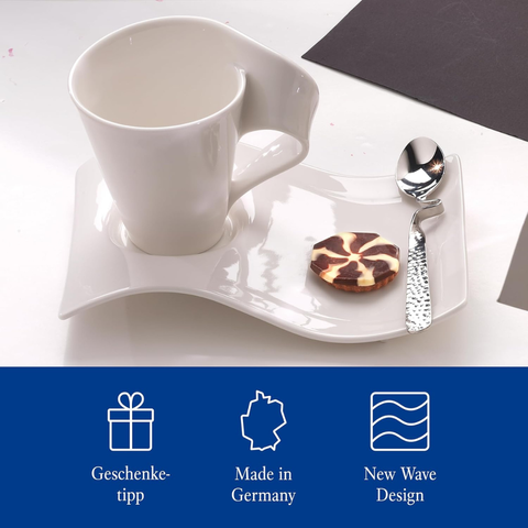 Set uốSet uống trà hoặc cafe 6 món Villeroy-Boch gồm 2 cốc, 2 thìa, 2 đĩa có hộp làm quàng trà hoặc cafe 6 món Villeroy-Boch gồm 2 cốc, 2 thìa, 2 đĩa có hộp làm quà