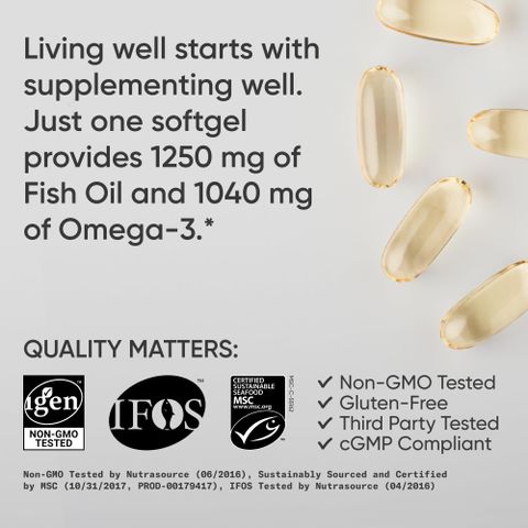 Dầu Cá Sport Research Amazon USA 90 Viên - Bổ Sung Omega-3 Giúp Tăng Cường Sức Khỏe Tim Mạch và Não Bộ - Mã QR Chính Hãng