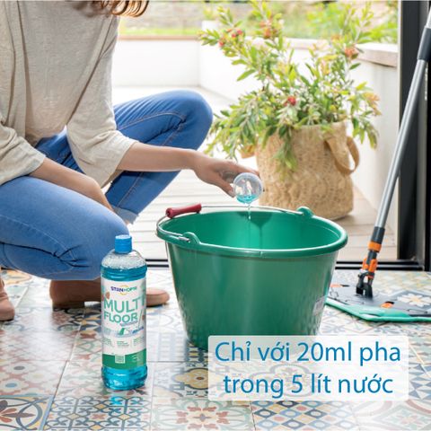 Nước Lau Sàn Stanhome Multi Floor 1000ml từ Tự Nhiên, An Toàn sức khoẻ