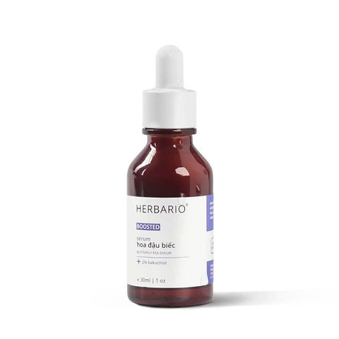 Serum hoa đậu biếc Herbario 30ml tái tạo, cấp ẩm da thuần chay