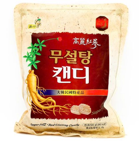 Kẹo sâm cao cấp Hàn Quốc không đường gói 500g