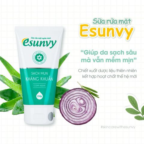 Sữa rửa mặt Eusunvy hỗ trợ ngừa mụn,làm sạch da(Chai 50g)