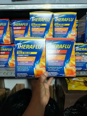 Hỗ trợ cảm và ho Theraflu Multi-Symptom + Nighttime Severe Cold & Cough